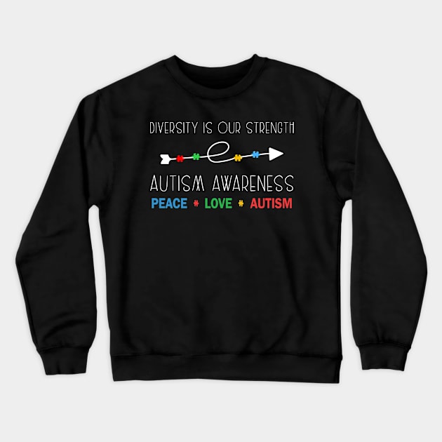 Diversity Is Our Strength Crewneck Sweatshirt by GloriaArts⭐⭐⭐⭐⭐